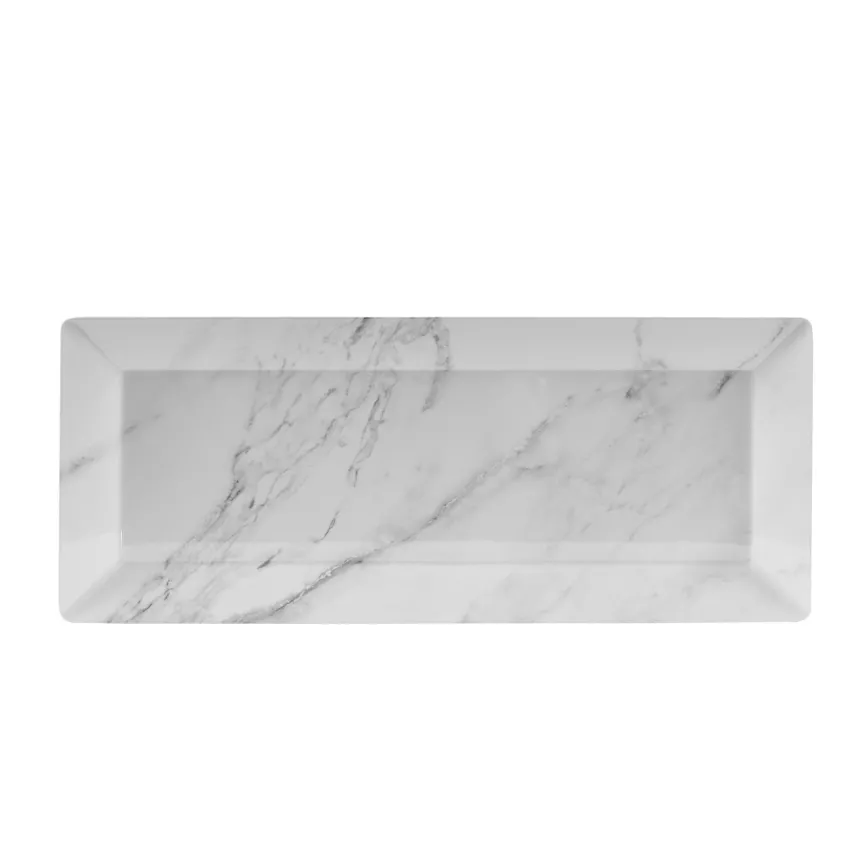George Home Marble Effect Melamine Sandwich Platter
