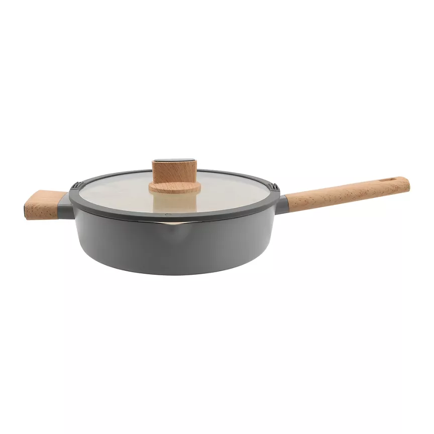 George Home Grey Simplicity 28cm Saute Pan
