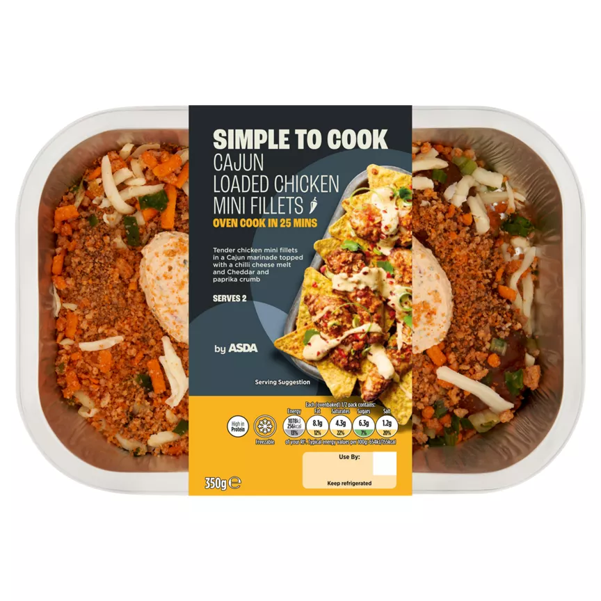 ASDA Warming Cajun Loaded Chicken Mini Fillets