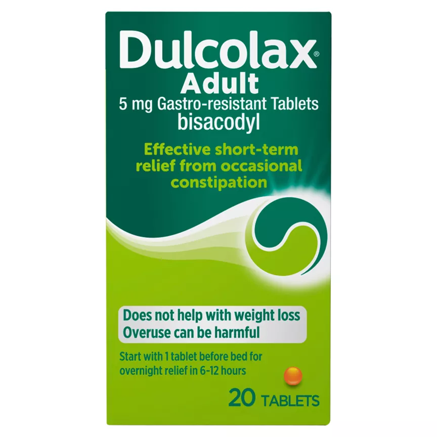 Dulcolax Adult 5mg Gastro-Resistant Tablets 20 Tablets