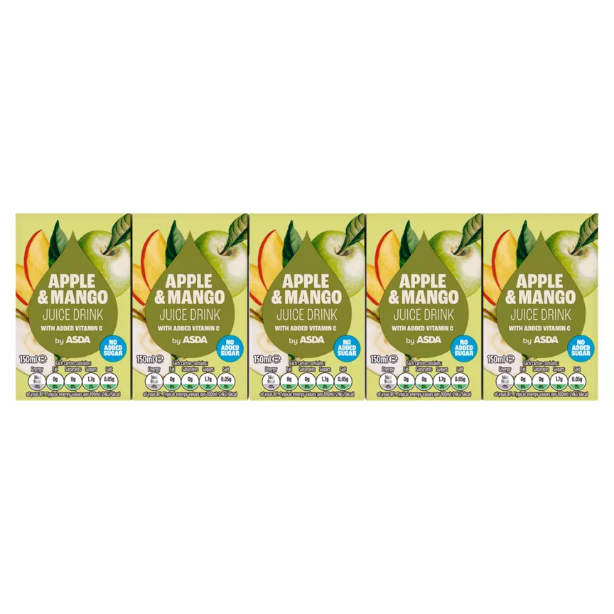 ASDA Apple & Mango Juice Drink 150ml
