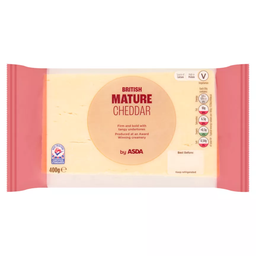ASDA British Mature Cheddar Cheese 400g
