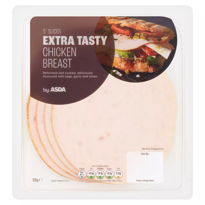 ASDA 5 Slices Extra Tasty Chicken Breast