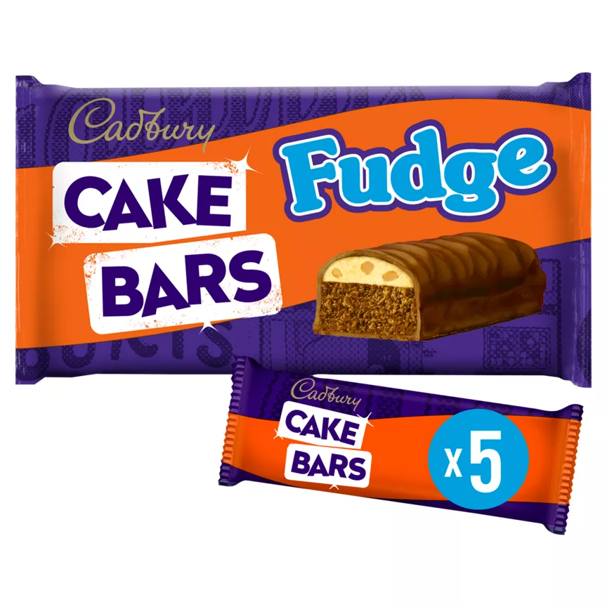 Cadbury Fudge Chocolate Cake Bars