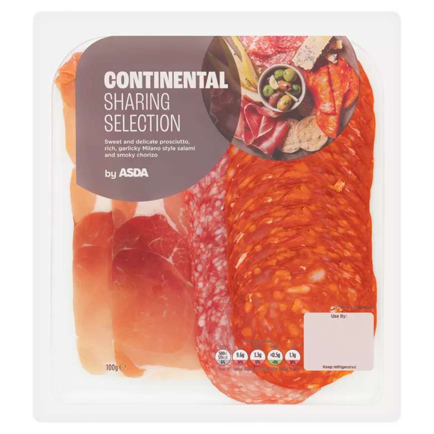ASDA Fabulous Continental Sharing Selection 100g