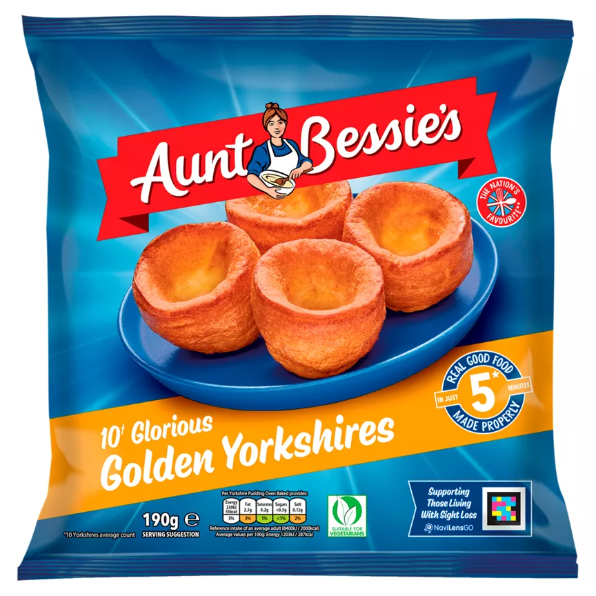 Aunt Bessie's 10 Glorious Golden Yorkshire Puddings