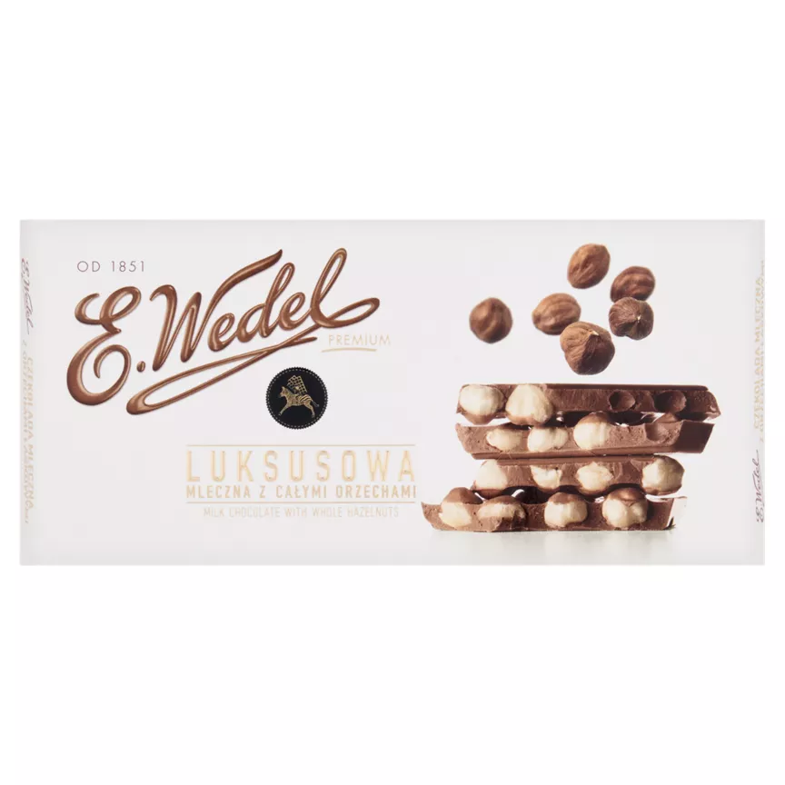 E. Wedel Milk Chocolate with Whole Hazelnuts 100g