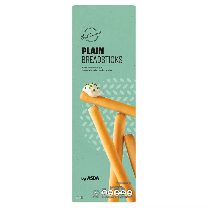 ASDA Plain Breadsticks 125g