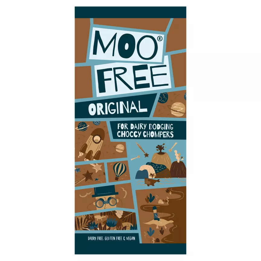 Moo Free Dairy Free & Vegan Original Chocolate Bar