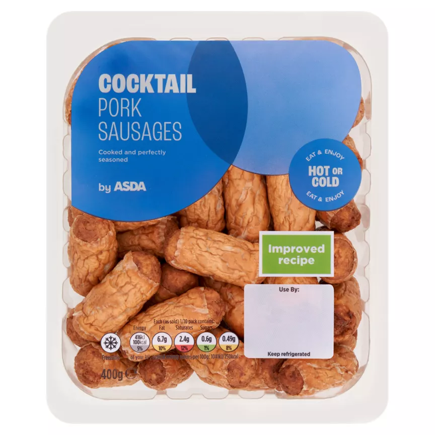ASDA Tasty Pork Cocktail Sausages 400g