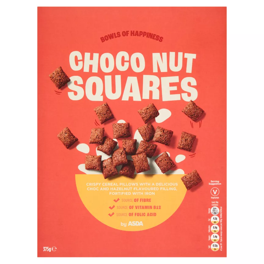 ASDA Choco-Nut Squares 375g