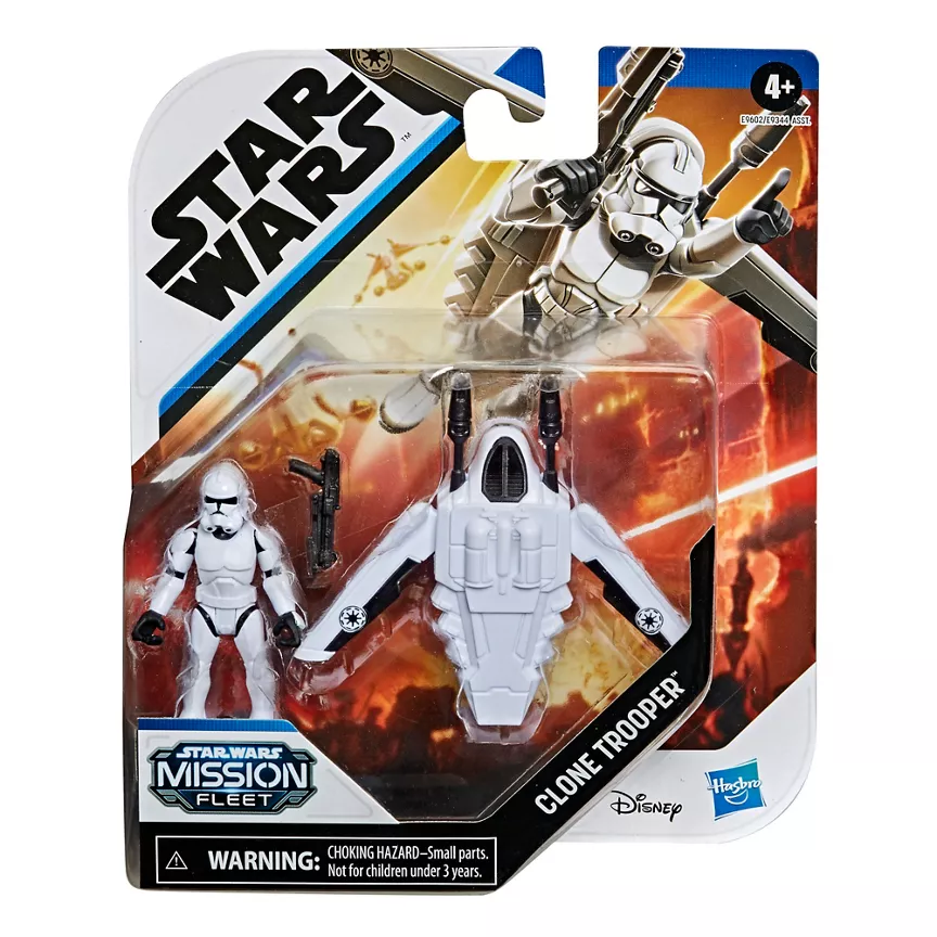 Star Wars Mission Fleet Figure and Vehicle - Clone Troopers