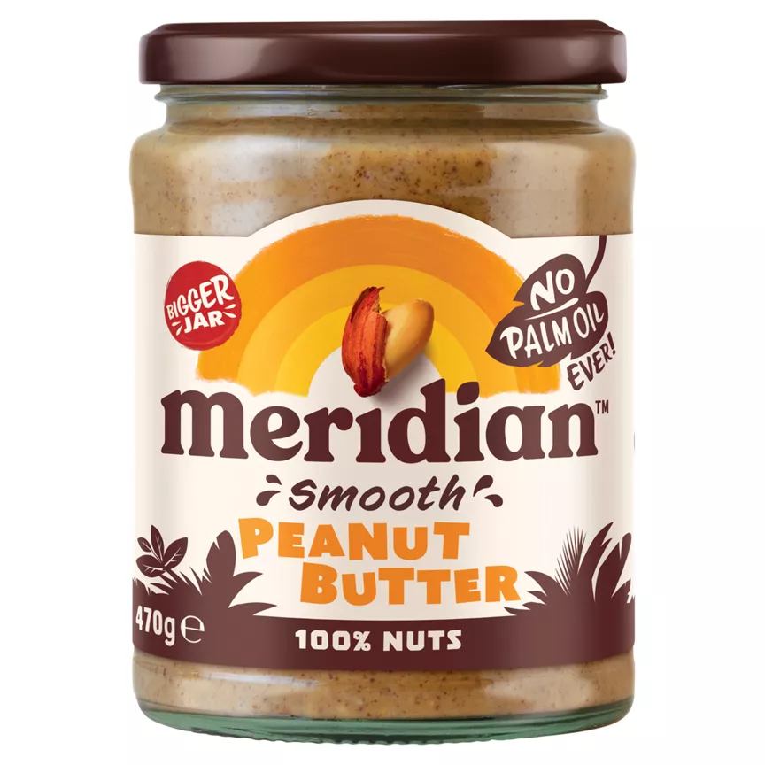 Meridian Smooth Peanut Butter Palm Oil Free