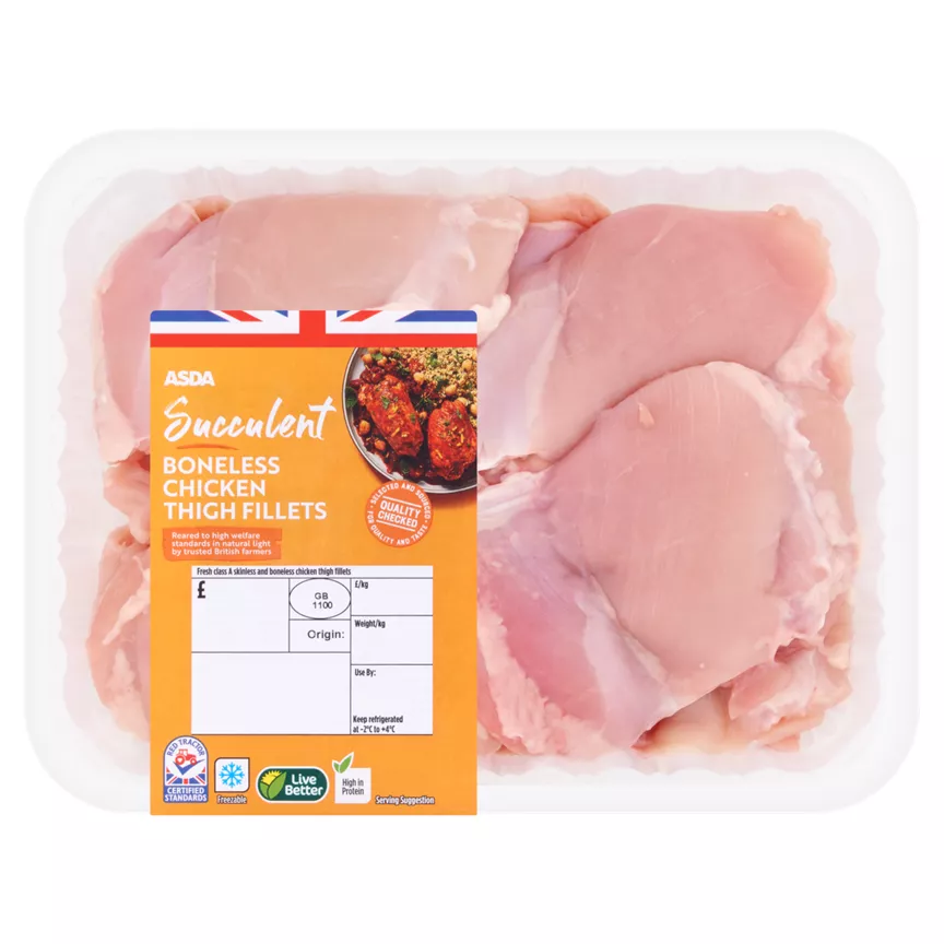 ASDA Succulent Boneless Chicken Thigh Fillets