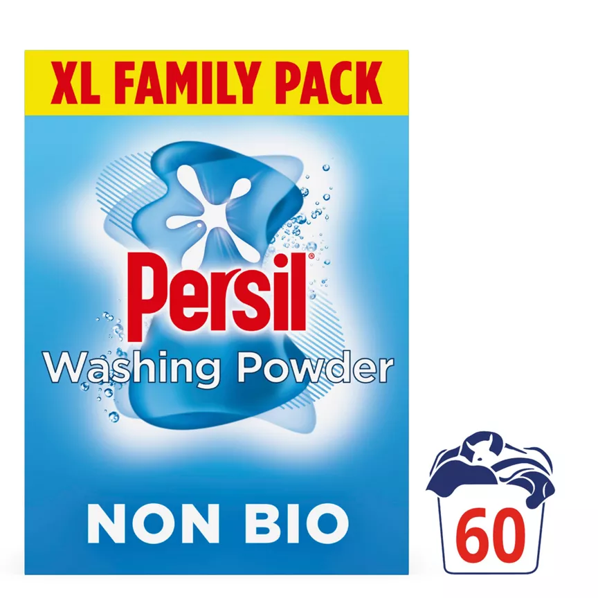 Persil Non Bio Fabric Cleaning Washing Powder 60 Wash