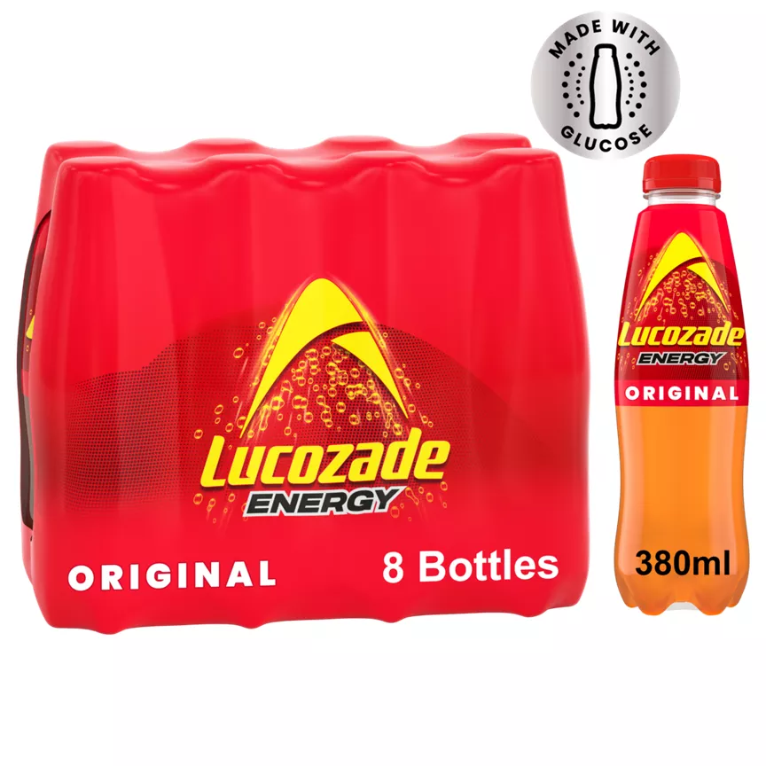 Lucozade Energy Original 8 x 380ml Multipack