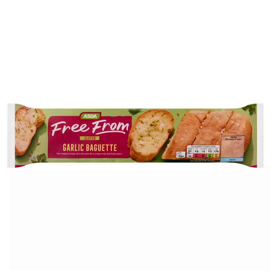 ASDA Free From Free From Garlic Baguette
