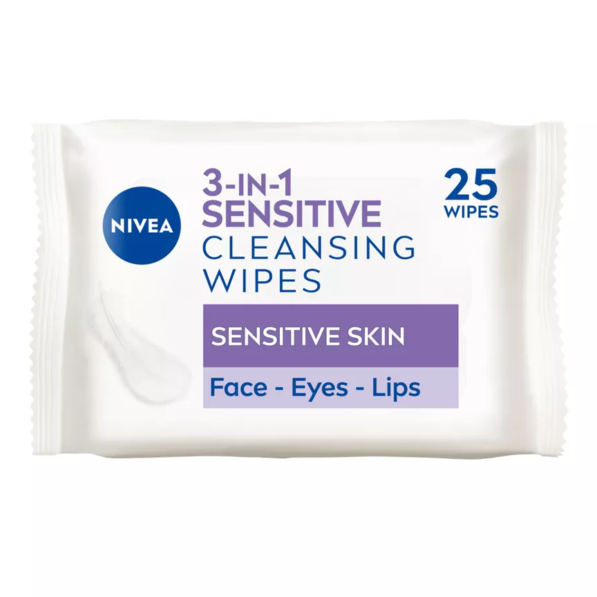 Nivea Biodegradable Sensitive Cleansing Wipes