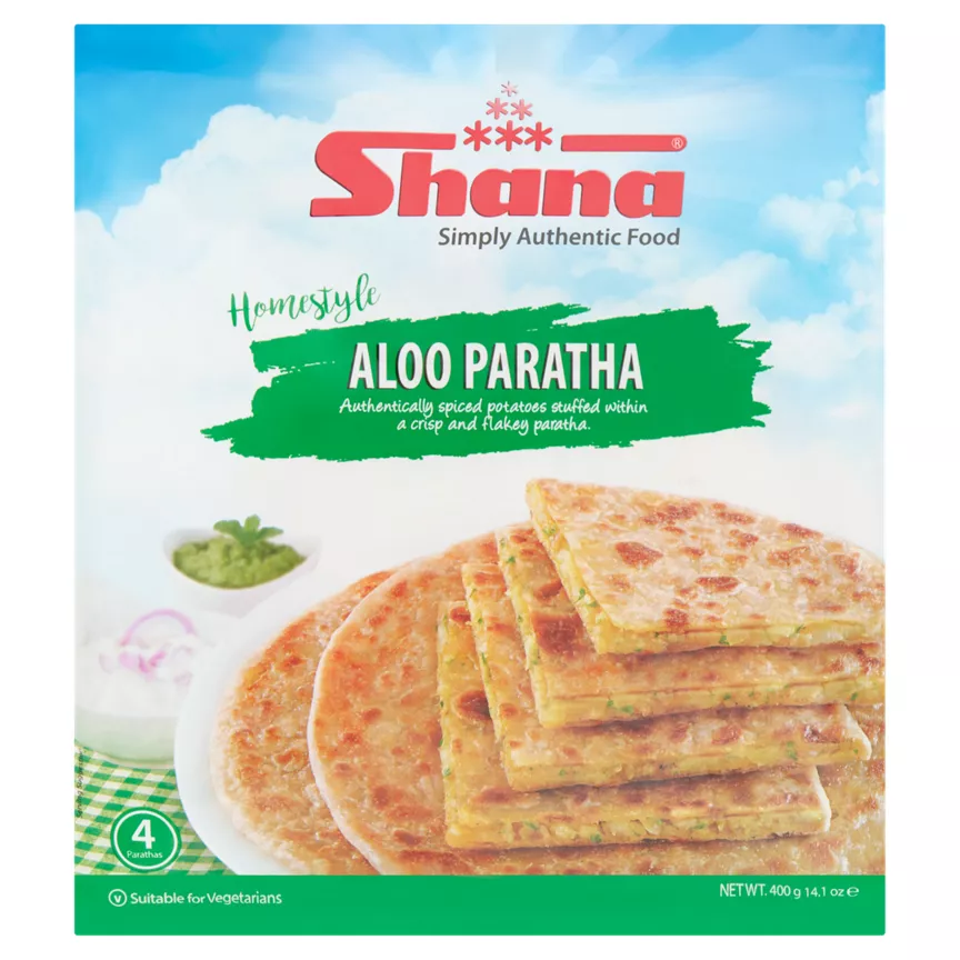 Shana Homestyle Aloo Stuffed Paratha 4 Pieces