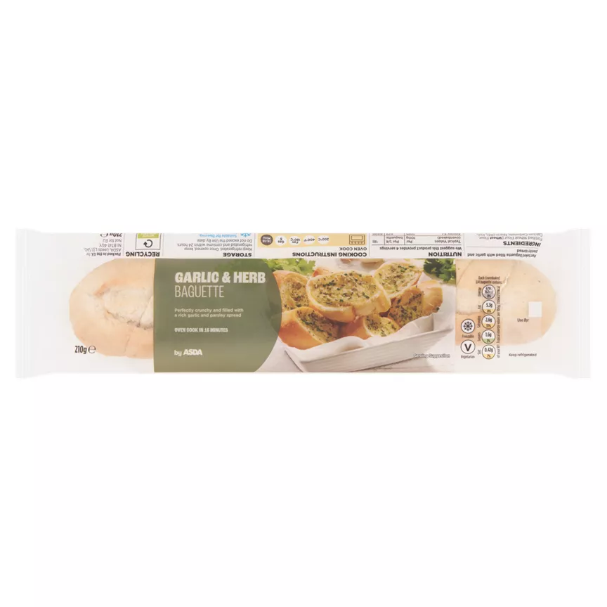 ASDA Garlic & Herb Baguette