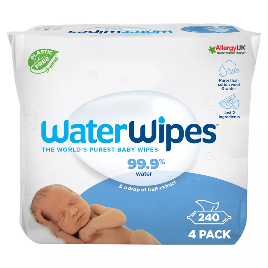 WaterWipes Original Baby Wipes 240 wipes