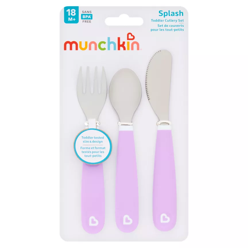 Munchkin Splash Toddler Cutlery Set 18m+