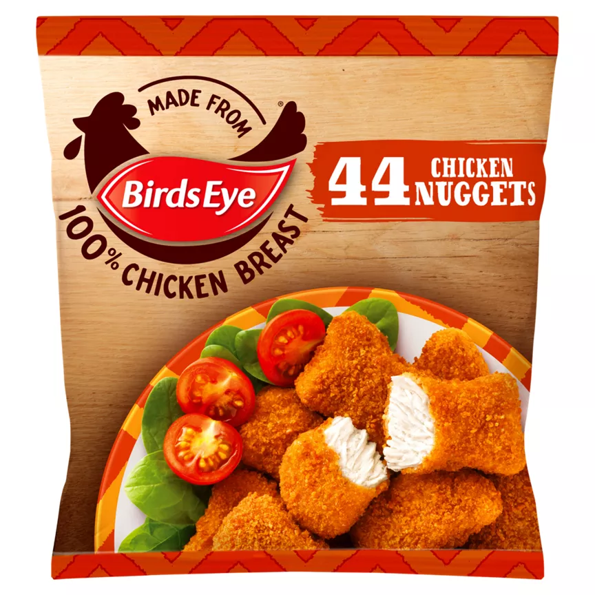 Birds Eye 44 Chicken Nuggets with Golden Wholegrain 695g