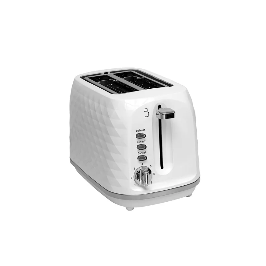 George Home White 2 Slice Toaster
