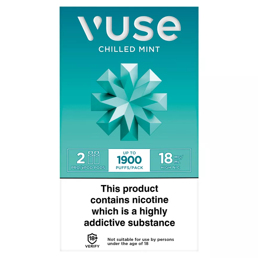 Vuse ePod Pods vPro Chilled Mint 18mg/ml