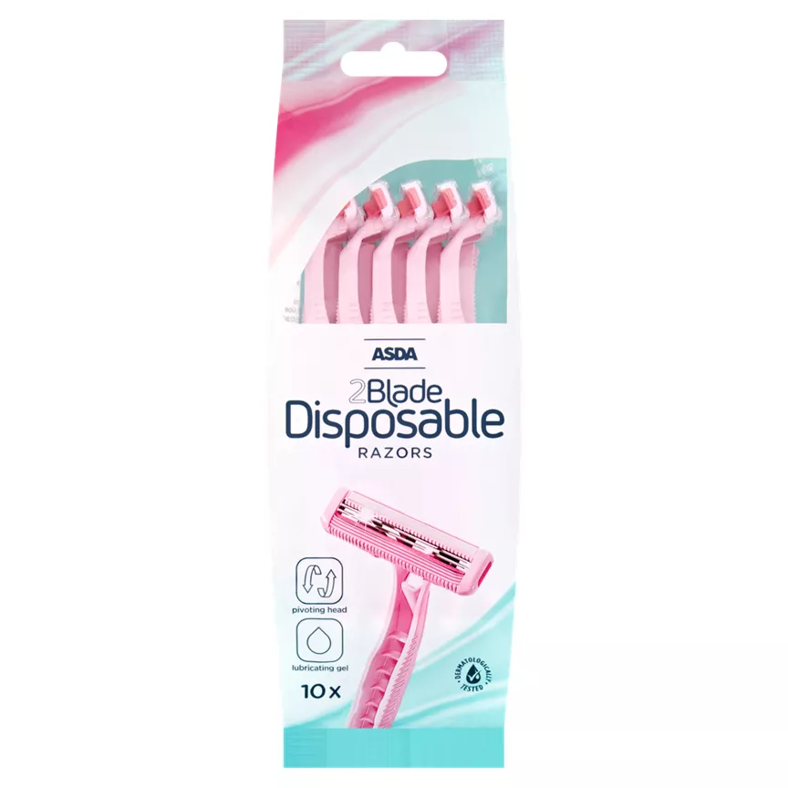 ASDA 2 Blade Disposable Razors