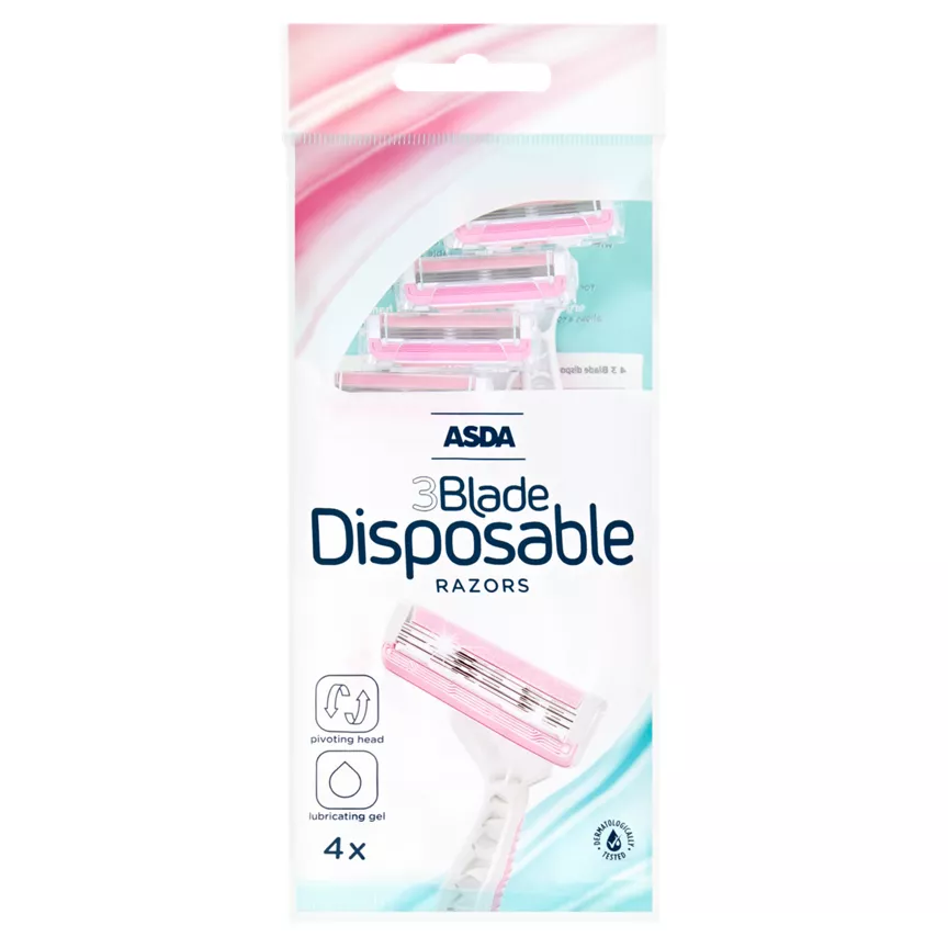 ASDA 3 Blade Disposable Razors