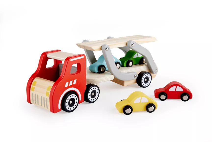 George Home Wooden Car Transporter