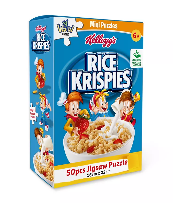 Hasbro 50pcs Mini Jigsaw Puzzle - Rice Krispies