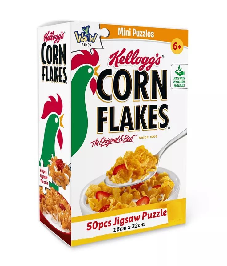 Hasbro 50pcs Mini Jigsaw Puzzle - Cornflakes