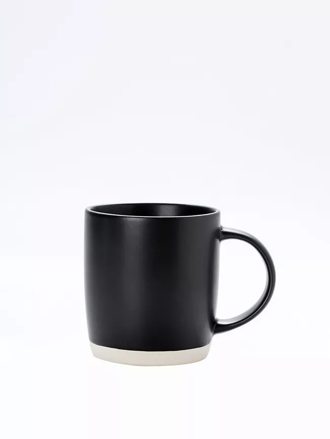 George Home Black Bisque Single Mug