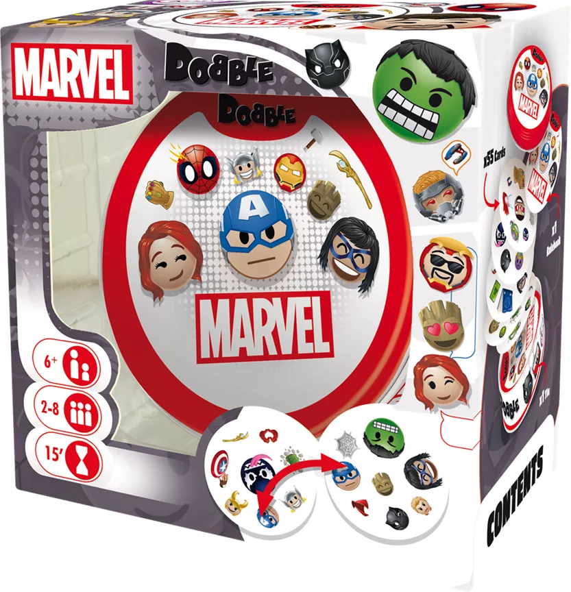 Asmodee Dobble Marvel Emoji