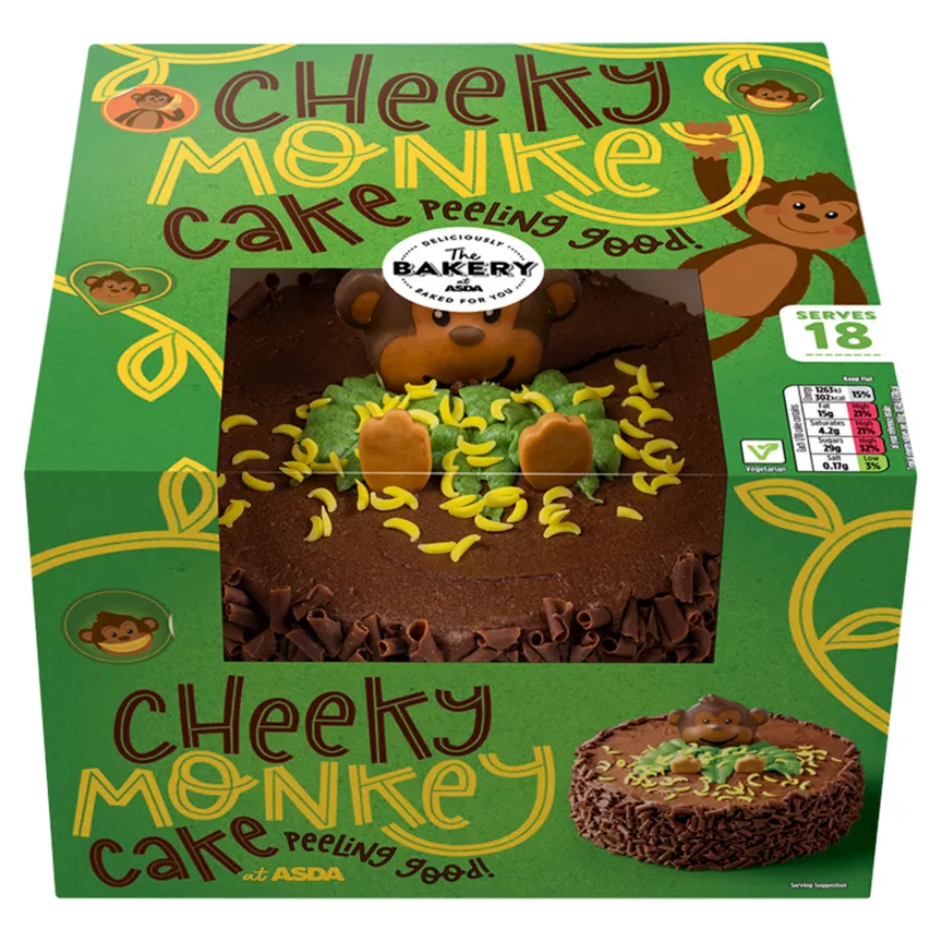 The BAKERY at ASDA Cheeky Monkey Cake
