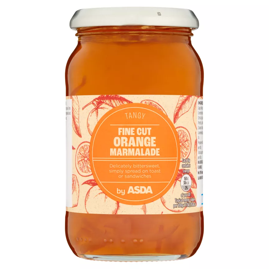 ASDA Tangy Fine Cut Orange Marmalade 454g