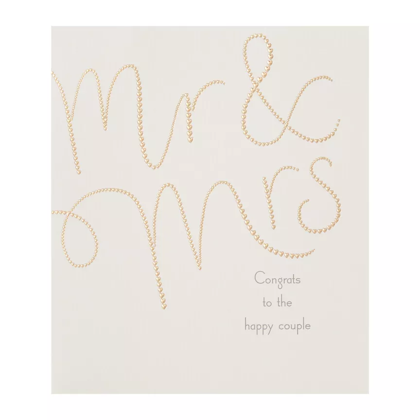 George Home Wedding Card