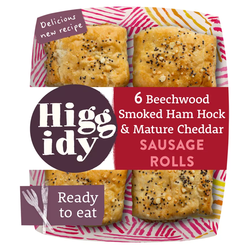 Higgidy Ham Hock & Cheddar Sausage Rolls