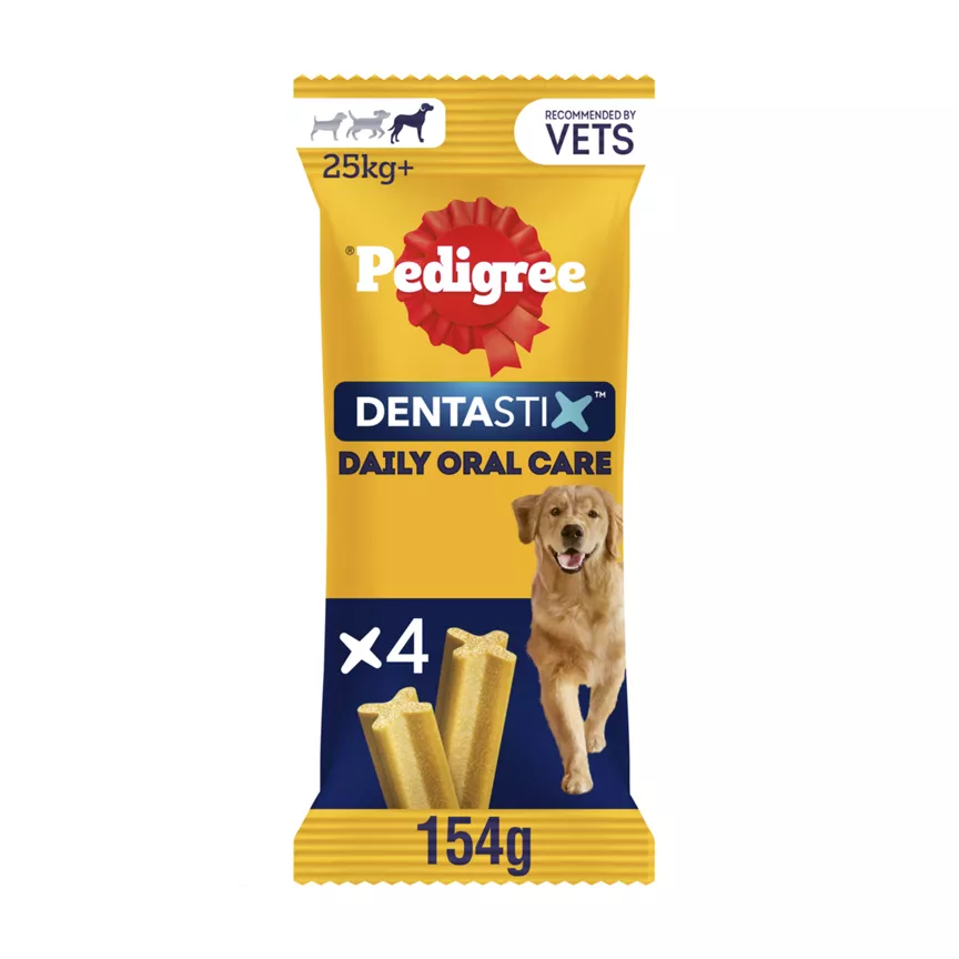 Pedigree DentaStix Daily Large Dog Dental Treats 4 Sticks