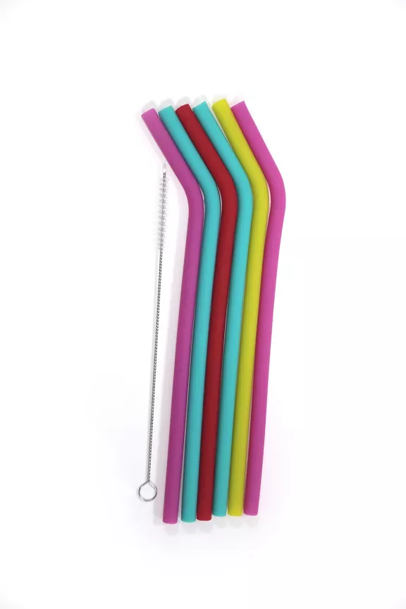 George Home Silicone Straws 6 Pack