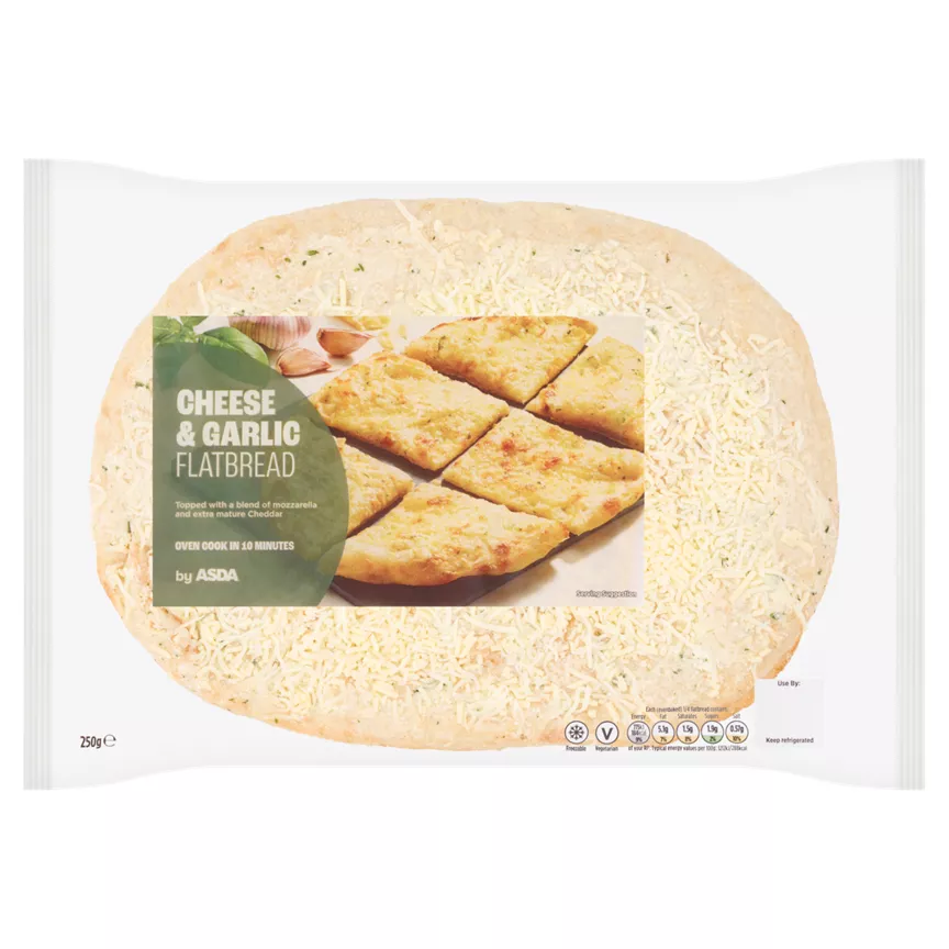ASDA Cheese & Garlic Flatbread 250g