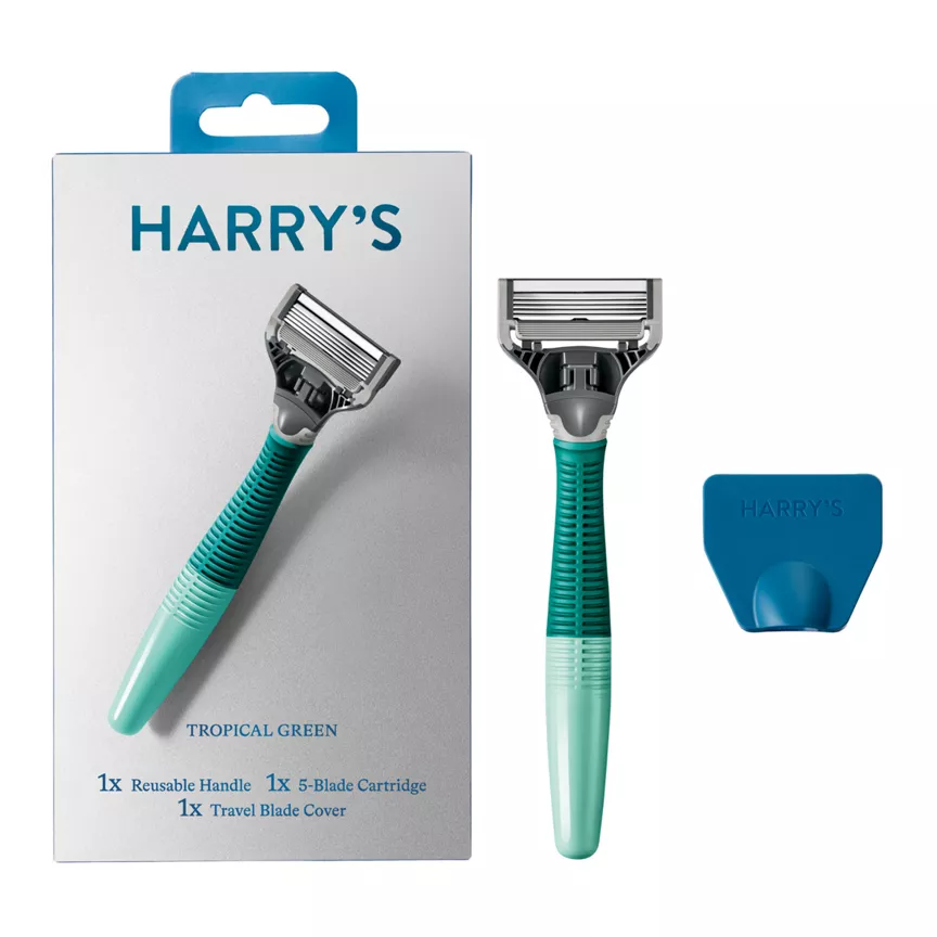 Harry's Men's Tropical Green 5 Blade Razor