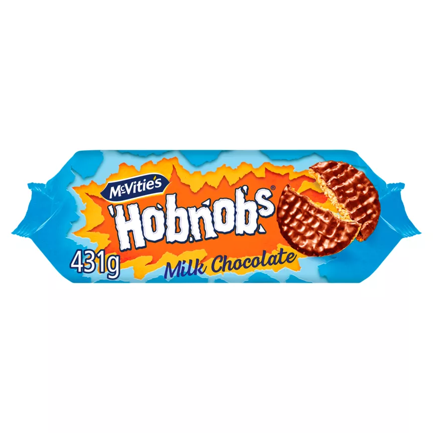 McVitie's Hobnobs Milk Chocolate Biscuits - Image 1