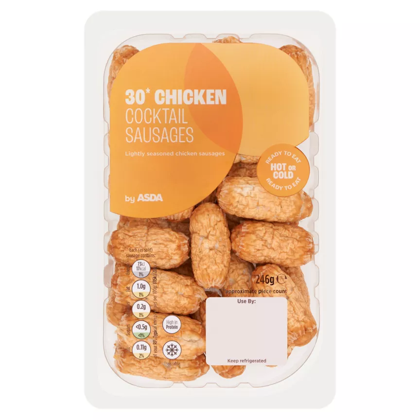ASDA 30 Chicken Cocktail Sausages