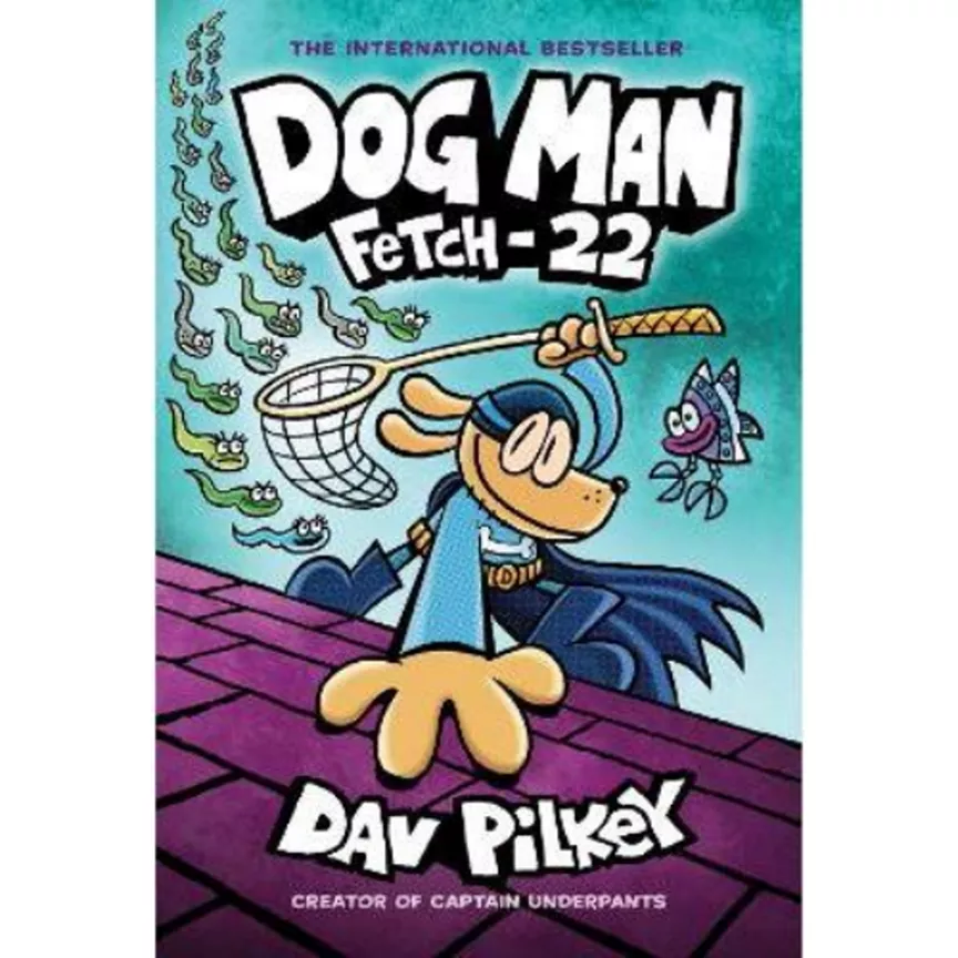 Kids Dog Man 8: Fetchby22 (PB) by Dav Pilkey