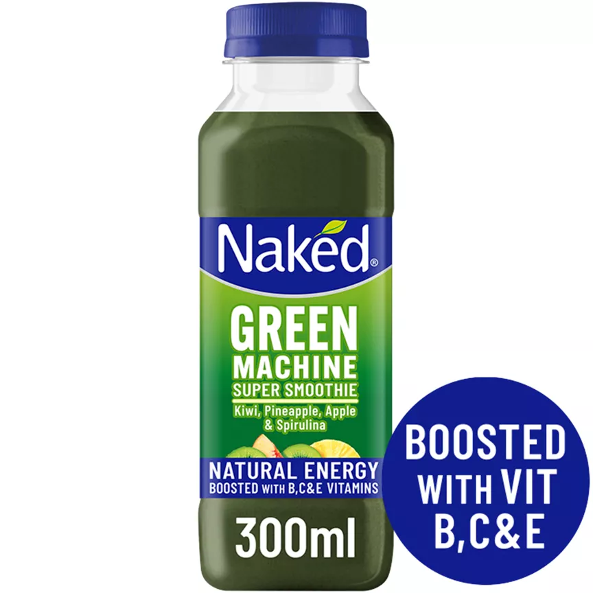 Naked Super Smoothie Kiwi, Pineapple, Apple & Spirulina