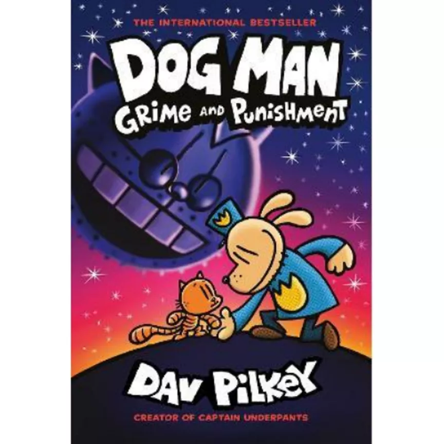 Kids Dog Man 9: Grime and Punishment: from the bestselling creator of Captain Underpants by Dav Pilkey