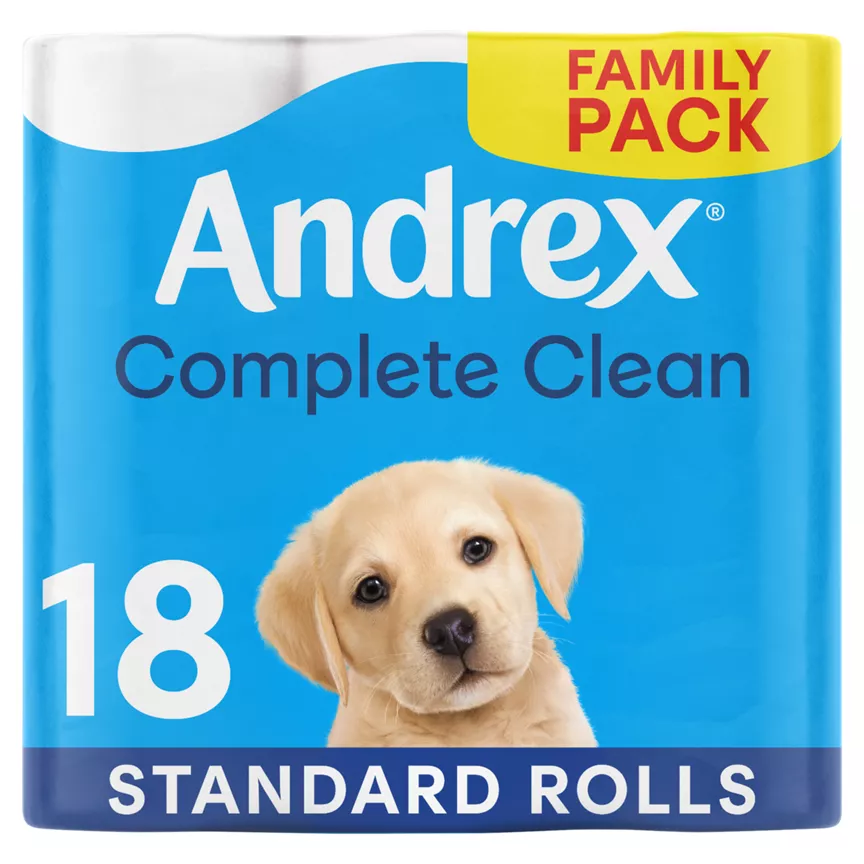 Andrex 18 Complete Clean Rolls